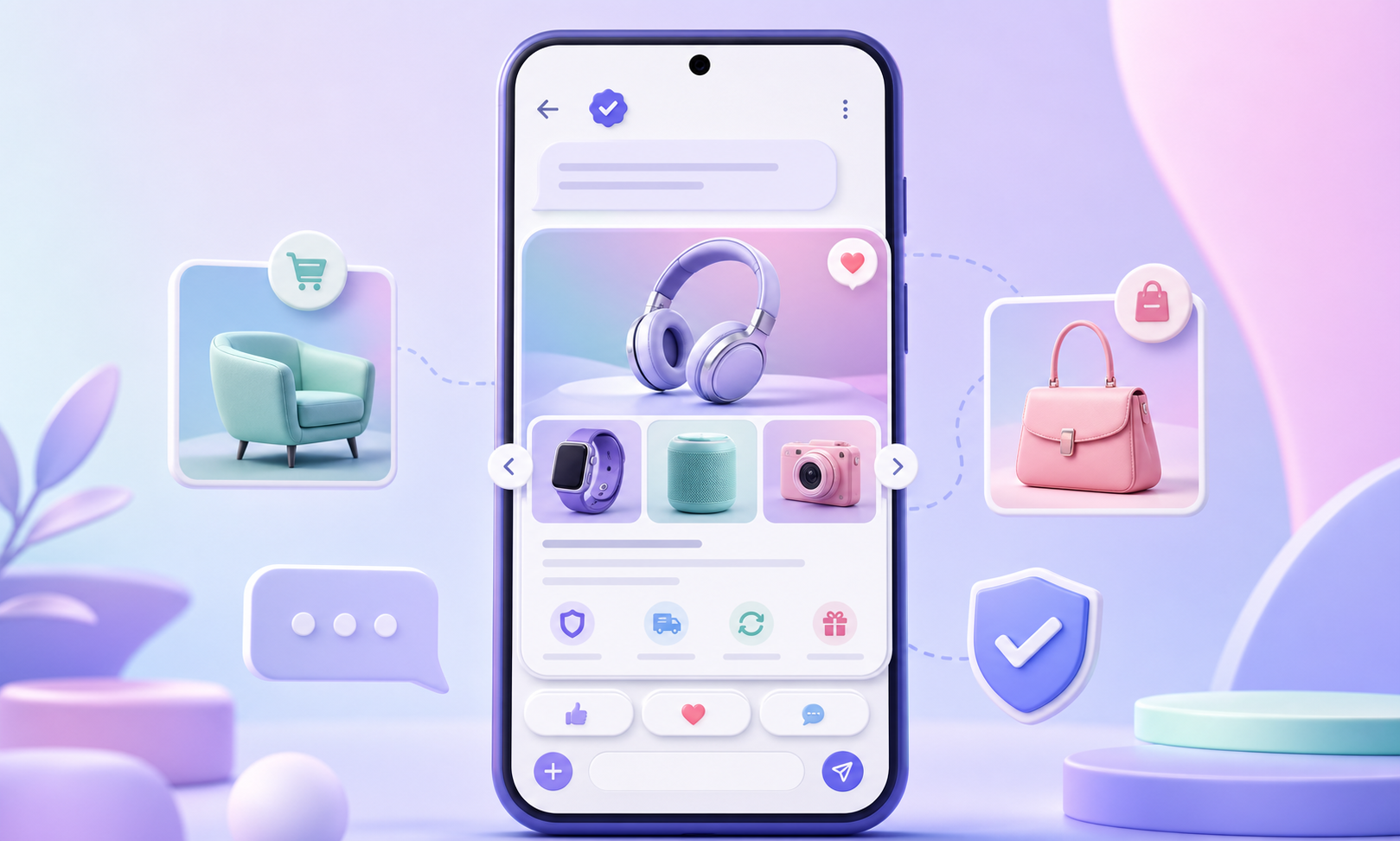 RCS Messaging service illustration